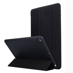 For iPad 10.2 inch TPU Horizontal Flip Leather Case, with Three-folding Holder, For iPad 10.2 2021 / 2020 / 2019