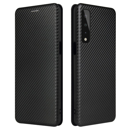 Carbon Fiber Texture Magnetic Horizontal Flip TPU + PC + PU Leather Case with Card Slot, For LG K53, For LG Stylo 7 5G, For Xiaomi Redmi K40 / K40 Pro, For Motorola Moto G30 / G10