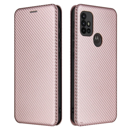 Carbon Fiber Texture Magnetic Horizontal Flip TPU + PC + PU Leather Case with Card Slot, For LG K53, For LG Stylo 7 5G, For Xiaomi Redmi K40 / K40 Pro, For Motorola Moto G30 / G10