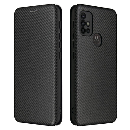 Carbon Fiber Texture Magnetic Horizontal Flip TPU + PC + PU Leather Case with Card Slot, For LG K53, For LG Stylo 7 5G, For Xiaomi Redmi K40 / K40 Pro, For Motorola Moto G30 / G10