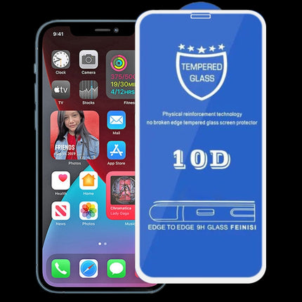 9H 10D Full Screen Tempered Glass Screen Protector, For iPhone 12 mini (Black) (1 PCS), For iPhone 12 mini (White) (1 PCS), For iPhone 12 / 12 Pro (White) (1 PCS), For iPhone 12 / 12 Pro (Black) (1 PCS), For iPhone 12 Pro Max  (Black) (1 PCS)          ...