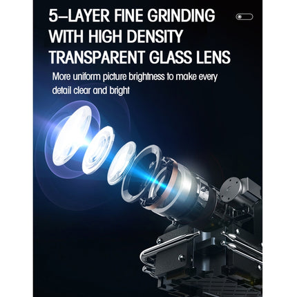 Proyector digital LED HD portátil para cine en casa T10 1920 x 1080P de 3600 lúmenes, versión para Android, versión para Android