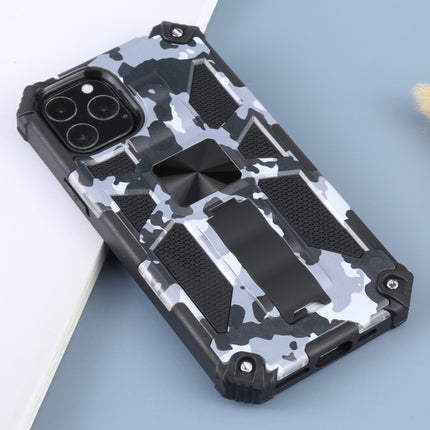 Camouflage Armor Shockproof TPU + PC Magnetic Protective Case with Holder