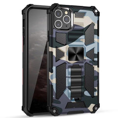 Camouflage Armor Shockproof TPU + PC Magnetic Protective Case with Holder, For iPhone 11 Pro Max, For iPhone 11, For iPhone 11 Pro