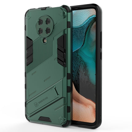 Punk Armor 2 in 1 PC + TPU Shockproof Case with Invisible Holder, For Xiaomi Redmi K30 Pro, For Xiaomi Redmi Note 9 4G