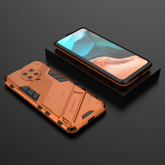 Punk Armor 2 in 1 PC + TPU Shockproof Case with Invisible Holder, For Xiaomi Redmi K30 Pro, For Xiaomi Redmi Note 9 4G