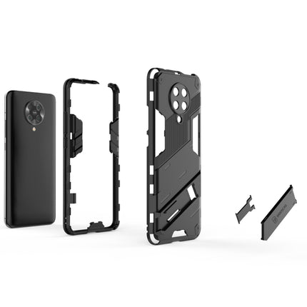 Punk Armor 2 in 1 PC + TPU Shockproof Case with Invisible Holder, For Xiaomi Redmi K30 Pro, For Xiaomi Redmi Note 9 4G