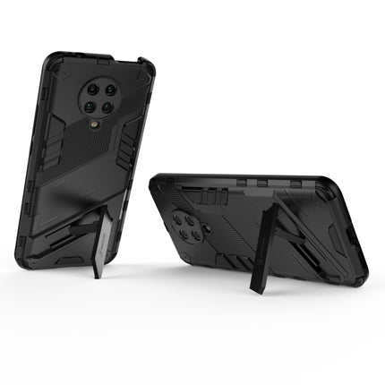 Punk Armor 2 in 1 PC + TPU Shockproof Case with Invisible Holder, For Xiaomi Redmi K30 Pro, For Xiaomi Redmi Note 9 4G
