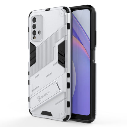 Punk Armor 2 in 1 PC + TPU Shockproof Case with Invisible Holder, For Xiaomi Redmi K30 Pro, For Xiaomi Redmi Note 9 4G