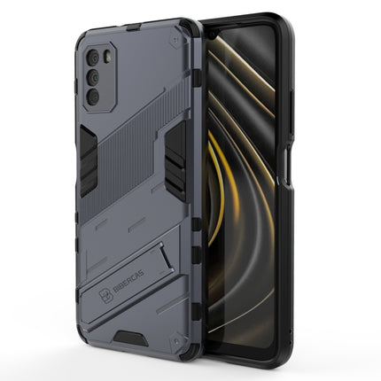 Punk Armor 2 in 1 PC + TPU Shockproof Case with Invisible Holder, For Xiaomi Redmi Note 9 5G, For Xiaomi Redmi Note 9 Pro Max, For Xiaomi Poco M3