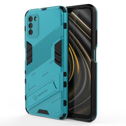 Punk Armor 2 in 1 PC + TPU Shockproof Case with Invisible Holder, For Xiaomi Redmi Note 9 5G, For Xiaomi Redmi Note 9 Pro Max, For Xiaomi Poco M3