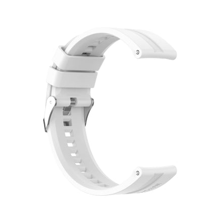 For Amazfit GTR 2e / GTR 2 22mm Silicone Replacement Strap Watchband with Silver Buckle, For Amazfit GTR 2e