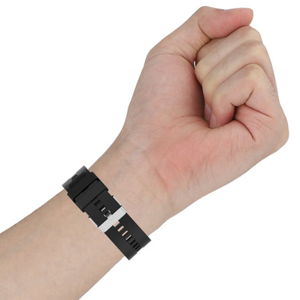 For Amazfit GTS 2e / GTS 2 20mm Silicone Replacement Strap Watchband with Silver Buckle, For Amazfit GTS 2e