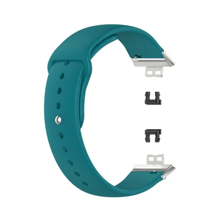 For Huawei Watch Fit 18mm Back Buckle Style Silicone Solid Color Replacement Strap Watchband, EDA001311001A, EDA001311001B, EDA001311001C, EDA001311001D, EDA001311001E, EDA001311001F, EDA001311001G, EDA001311001H, EDA001311001I, EDA001311001J