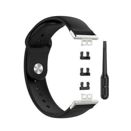 For Huawei Watch Fit 18mm Back Buckle Style Silicone Solid Color Replacement Strap Watchband, EDA001311001A, EDA001311001B, EDA001311001C, EDA001311001D, EDA001311001E, EDA001311001F, EDA001311001G, EDA001311001H, EDA001311001I, EDA001311001J