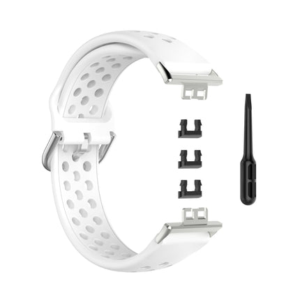 For Huawei Watch Fit 18mm Sport Style Silicone Solid Color Replacement Strap Watchband