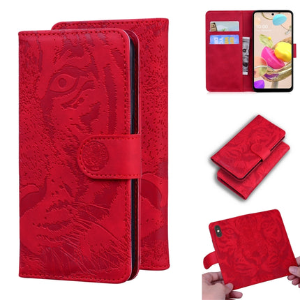 Tiger Embossing Pattern Horizontal Flip Leather Case with Holder & Card Slots & Wallet, For LG K42, For Xiaomi Mi 11, For Motorola Moto G Play (2021), For Samsung Galaxy A72 5G