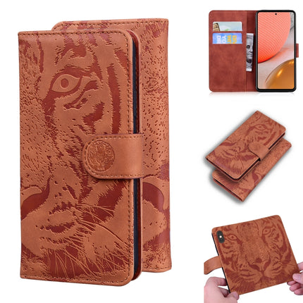 Tiger Embossing Pattern Horizontal Flip Leather Case with Holder & Card Slots & Wallet, For LG K42, For Xiaomi Mi 11, For Motorola Moto G Play (2021), For Samsung Galaxy A72 5G