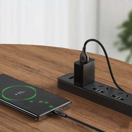 Cable de datos de carga Remax 2.1A Lesu Pro Series, longitud: 1 m, tipo C, 8 pines, micro USB