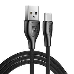 Cable de datos de carga Remax 2.1A Lesu Pro Series, longitud: 1 m, tipo C, 8 pines, micro USB