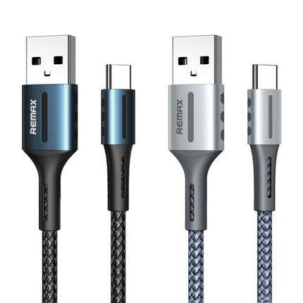 Remax 2,4A Barrett Serie Ladedatenkabel, Länge: 1m, Typ-C, 8-polig