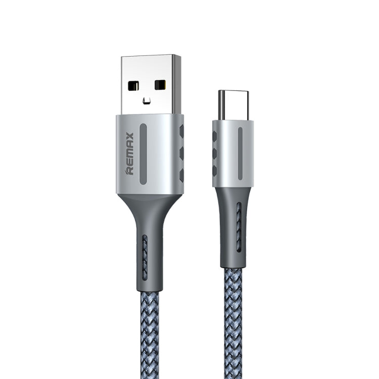 Cable de datos de carga Remax 2.4A Barrett Series, longitud: 1 m, tipo C, 8 pines