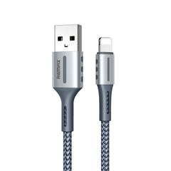 Remax 2.4A Barrett Series Charging Data Cable, Length: 1m, Type-C, 8 Pin