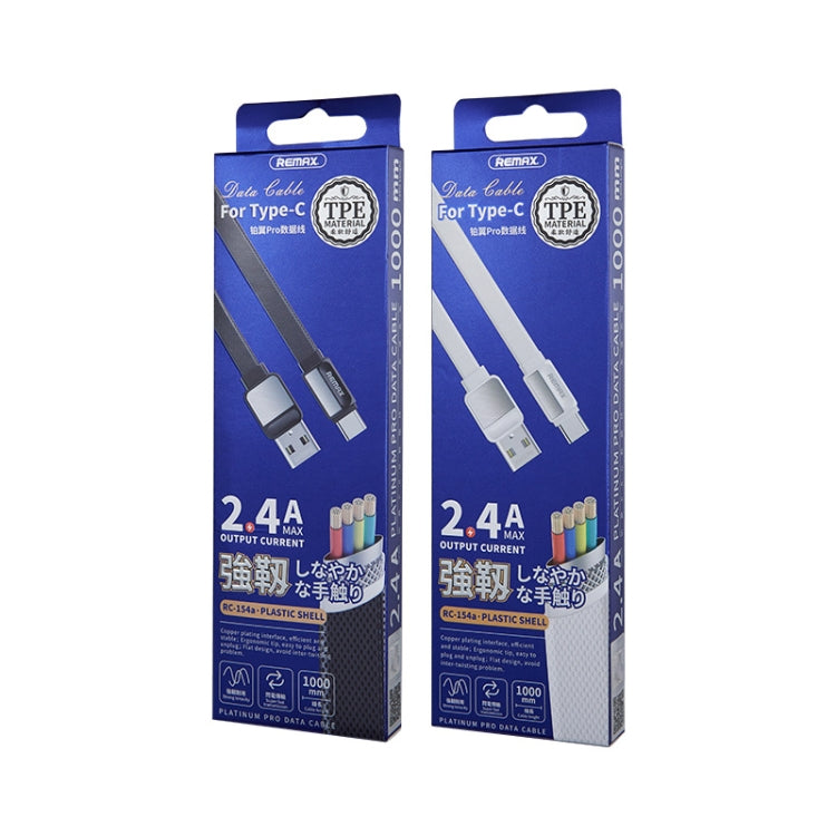 Cable de datos y carga Remax 2.4A Platinum Pro, longitud: 1 m, tipo C, 8 pines, micro USB