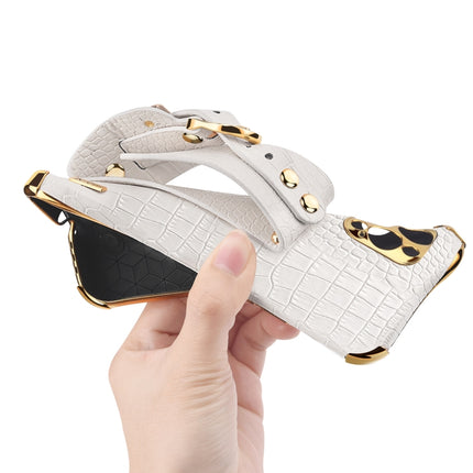Electroplated TPU Crocodile Pattern Leather Case with Wrist Strap, For Samsung Galaxy A51 4G, For Samsung Galaxy A71 4G, For Samsung Galaxy S20, For Samsung Galaxy S20+