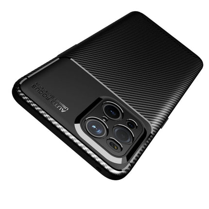 Carbon Fiber Texture Shockproof TPU Case, For OPPO Find X3, For OPPO Realme GT 5G