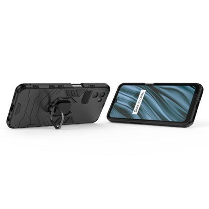 Shockproof PC + TPU Protective Case with Magnetic Ring Holder, For OPPO Realme V11 5G