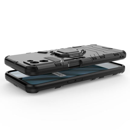 Shockproof PC + TPU Protective Case with Magnetic Ring Holder, For OPPO Realme V11 5G