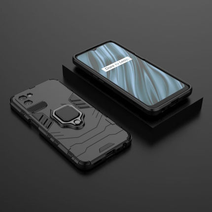 Shockproof PC + TPU Protective Case with Magnetic Ring Holder, For OPPO Realme V11 5G