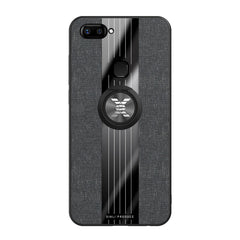 XINLI Stitching Cloth Textue Shockproof TPU Protective Case with Ring Holder, For Vivo X20, For Vivo X21, For Vivo X21i, For Vivo X21UD