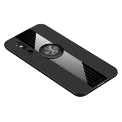 XINLI Stitching Cloth Textue Shockproof TPU Protective Case with Ring Holder, For Vivo X27, For Vivo Y91, For Vivo Y95, For Vivo X23