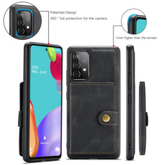 JEEHOOD Retro Magnetic Detachable Protective Case with Wallet & Card Slot & Holder, For Samsung Galaxy A52 5G, For Samsung Galaxy A72 5G, For Samsung Galaxy A12 5G, For Samsung Galaxy A42 5G