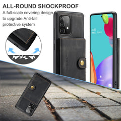 JEEHOOD Retro Magnetic Detachable Protective Case with Wallet & Card Slot & Holder, For Samsung Galaxy A52 5G, For Samsung Galaxy A72 5G, For Samsung Galaxy A12 5G, For Samsung Galaxy A42 5G