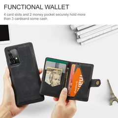 JEEHOOD Retro Magnetic Detachable Protective Case with Wallet & Card Slot & Holder, For Samsung Galaxy A52 5G, For Samsung Galaxy A72 5G, For Samsung Galaxy A12 5G, For Samsung Galaxy A42 5G