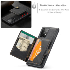 JEEHOOD Retro Magnetic Detachable Protective Case with Wallet & Card Slot & Holder, For Samsung Galaxy A52 5G, For Samsung Galaxy A72 5G, For Samsung Galaxy A12 5G, For Samsung Galaxy A42 5G