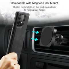 JEEHOOD Retro Magnetic Detachable Protective Case with Wallet & Card Slot & Holder, For Samsung Galaxy A52 5G, For Samsung Galaxy A72 5G, For Samsung Galaxy A12 5G, For Samsung Galaxy A42 5G
