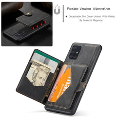 JEEHOOD Retro Magnetic Detachable Protective Case with Wallet & Card Slot & Holder, For Samsung Galaxy A51 5G, For Samsung Galaxy A71 5G