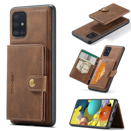JEEHOOD Retro Magnetic Detachable Protective Case with Wallet & Card Slot & Holder, For Samsung Galaxy A52 5G, For Samsung Galaxy A72 5G, For Samsung Galaxy A51 5G