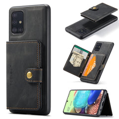 JEEHOOD Retro Magnetic Detachable Protective Case with Wallet & Card Slot & Holder, For Samsung Galaxy A51 5G, For Samsung Galaxy A71 5G