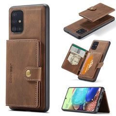 JEEHOOD Retro Magnetic Detachable Protective Case with Wallet & Card Slot & Holder, For Samsung Galaxy A51 5G, For Samsung Galaxy A71 5G