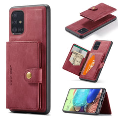 JEEHOOD Retro Magnetic Detachable Protective Case with Wallet & Card Slot & Holder, For Samsung Galaxy A51 5G, For Samsung Galaxy A71 5G