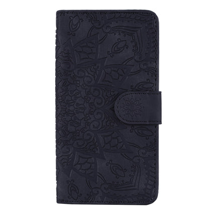 Embossed Sunflower Pattern Horizontal Flip PU Leather Case with Holder & Card Slots & Wallet & Lanyard, For Samsung Galaxy A12, For Samsung Galaxy A52 5G / 4G, For Samsung Galaxy A72 5G / 4G, For SamsungGalaxy A72 5G / 4G