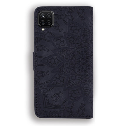 Embossed Sunflower Pattern Horizontal Flip PU Leather Case with Holder & Card Slots & Wallet & Lanyard, For Samsung Galaxy A12, For Samsung Galaxy A52 5G / 4G, For Samsung Galaxy A72 5G / 4G, For SamsungGalaxy A72 5G / 4G