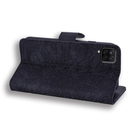 Embossed Sunflower Pattern Horizontal Flip PU Leather Case with Holder & Card Slots & Wallet & Lanyard, For Samsung Galaxy A12, For Samsung Galaxy A52 5G / 4G, For Samsung Galaxy A72 5G / 4G, For SamsungGalaxy A72 5G / 4G