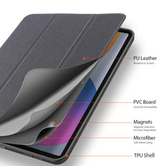 DUX DUCIS Domo Series Horizontal Flip Magnetic TPU + PU Leather Case with Three-folding Holder & Pen Slot & Sleep / Wake-up Function, iPad Pro 11 （2021）/(2020), iPad Pro 12.9  2021 / 2020