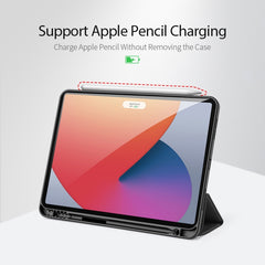 DUX DUCIS Domo Series Horizontal Flip Magnetic TPU + PU Leather Case with Three-folding Holder & Pen Slot & Sleep / Wake-up Function, iPad Pro 11 （2021）/(2020), iPad Pro 12.9  2021 / 2020